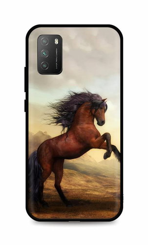 TopQ Xiaomi Poco M3 silicone Brown Horse 61013 - Phone Cover - Main image