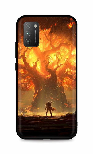 TopQ Xiaomi Poco M3 silicone Warcraft 60967 - Phone Cover - Main image