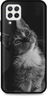 TopQ Samsung A22 silicone Cute Cat 61143 - Phone Cover