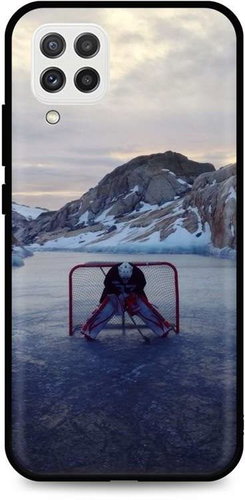 TopQ Samsung A22 silicone Hockey Goalie 61105 - Phone Cover - Main image