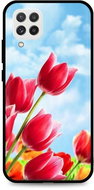 TopQ Samsung A22 silicone Tulips 61102 - Phone Cover