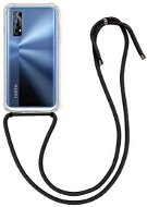 TopQ Realme 7 silicone with black cord transparent 61219 - Phone Cover