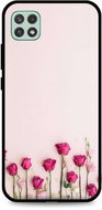 TopQ Samsung A22 5G silicone Roses 61277 - Phone Cover