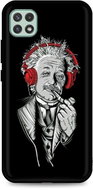 TopQ Samsung A22 5G silicone Albert Einstein 61189 - Phone Cover
