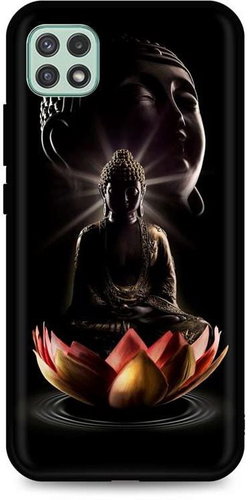 TopQ Samsung A22 5G silicone Meditation 61196 - Phone Cover - Main image