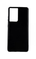 TopQ Samsung S21 Ultra silicone black matte 61393 - Phone Case