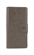 TopQ Xiaomi Redmi Note 9 book Butterfly grey 53881 - Phone Case