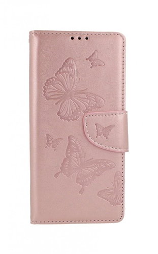 TopQ Xiaomi Redmi Note 9 book Butterfly pink light 53879 - Phone Case - Main image