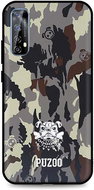 TopQ Realme 7 3D silicone camouflage with bulldog 61950 - Phone Cover
