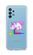 TopQ Samsung A32 silicone Rainbow Splash 61937 - Phone Cover