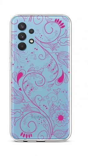 TopQ Samsung A32 silicone Pink Ornament 61921 - Phone Cover - Main image