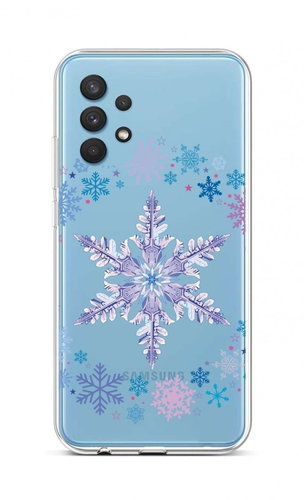 TopQ Samsung A32 silicone Snowflake 61899 - Phone Cover - Main image