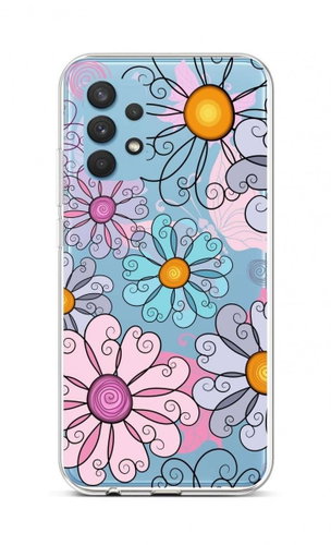 TopQ Samsung A32 silicone Colorful Daisy 61885 - Phone Cover - Main image