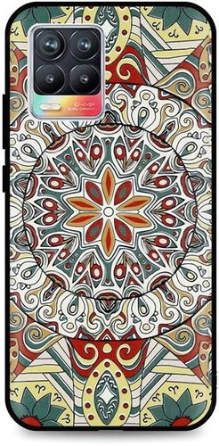 TopQ Realme 8 3D Silicone Color Mandala 61337 - Phone Cover - Main image