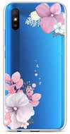 TopQ Xiaomi Redmi 9A silicone Violet Blossom 51883 - Phone Cover