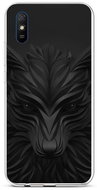 TopQ Xiaomi Redmi 9A silicone Black Wolf 51307 - Phone Cover