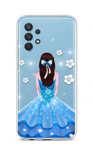 TopQ Samsung A32 silicone Blue Princess 61926 - Phone Cover - Main image
