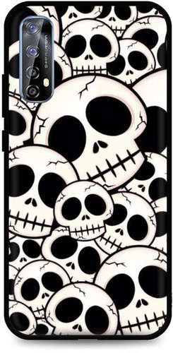 TopQ LUXURY Realme 7 solid Skulls 62016 - Phone Cover - Main image