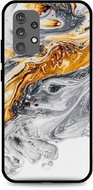 TopQ LUXURY Samsung A32 solid Marble grey-gold 61808 - Phone Cover
