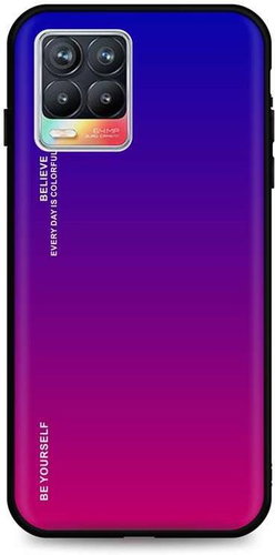 TopQ LUXURY Realme 8 solid rainbow purple 61447 - Phone Cover - Main image