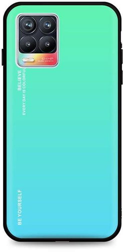 TopQ LUXURY Realme 8 solid rainbow green 61446 - Phone Cover - Main image