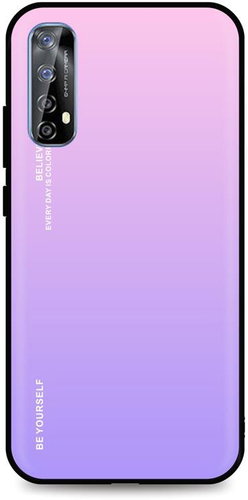 TopQ LUXURY Realme 7 solid rainbow pink 55001 - Phone Cover - Main image
