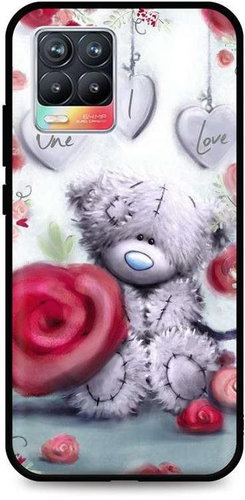 TopQ Realme 8 silicone Teddy Bear 61426 - Phone Cover - Main image