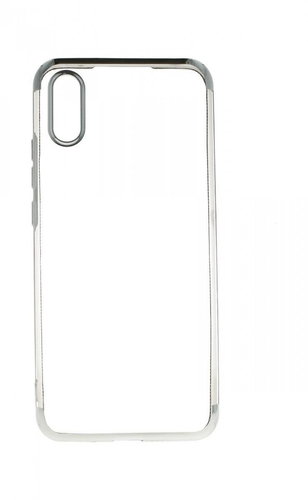 TopQ Frame Xiaomi Redmi 9A silicone silver 52145 - Phone Cover - Main image