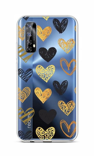 TopQ Realme 7 Silicone Heart 62080 - Phone Cover - Main image