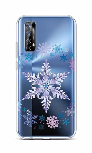 TopQ Realme 7 silicone Snowflake 62056 - Phone Cover - Main image