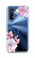 TopQ Realme 7 silicone Violet Blossom 55043 - Phone Cover