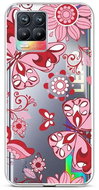 TopQ Realme 8 silicone Pink Butterfly 61556 - Phone Cover