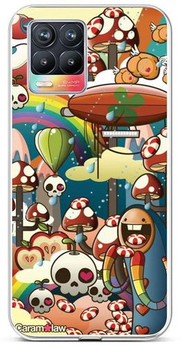 TopQ Realme 8 silicone Caram Law 2 61483 - Phone Cover - Main image
