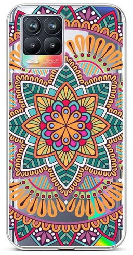TopQ Realme 8 silicone Happy Mandala 61474 - Phone Cover - Main image