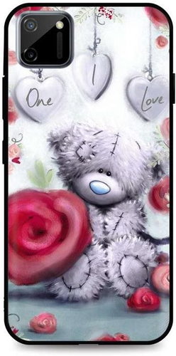 TopQ Realme C11 silicone Teddy Bear 54997 - Phone Cover - Main image