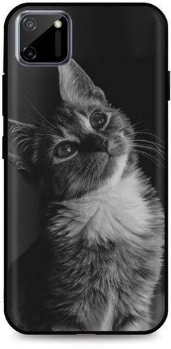 TopQ Realme C11 silicone Cute Cat 54996 - Phone Cover - Main image