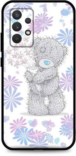TopQ Samsung A32 silicone Floral Teddy 61804 - Phone Cover - Main image