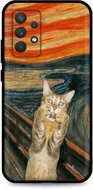 TopQ Samsung A32 silicone Scared Cat 61786 - Phone Cover