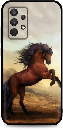 TopQ Samsung A32 silicone Brown Horse 61772 - Phone Cover - Main image
