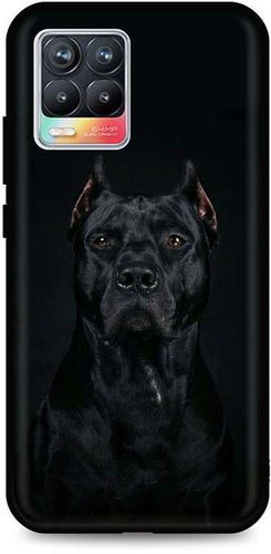 TopQ Realme 8 silicone Dark Pitbull 61382 - Phone Cover - Main image