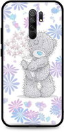 TopQ Xiaomi Redmi 9 silicone Floral Teddy 52960 - Phone Cover