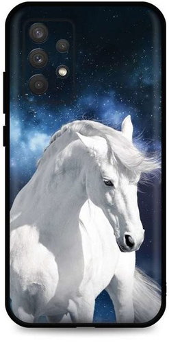TopQ Samsung A32 silicone White Horse 61773 - Phone Cover - Main image
