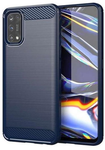 TopQ Realme 7 Pro silicone blue 62166 - Phone Cover - Main image