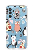 TopQ Samsung A32 silicone Cats 2 61882 - Phone Cover