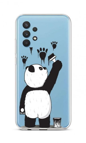 TopQ Samsung A32 silicone Rebel Panda 61881 - Phone Cover - Main image