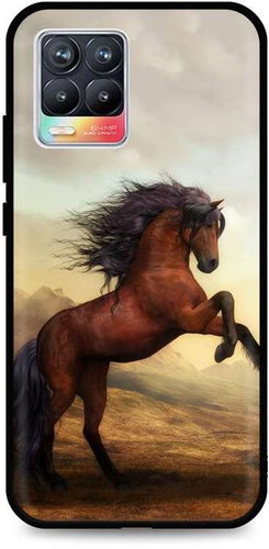 TopQ Realme 8 silicone Brown Horse 61383 - Phone Cover - Main image