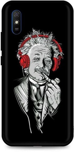 TopQ Xiaomi Redmi 9A silicone Albert Einstein 51775 - Phone Cover - Main image