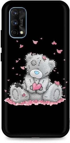 TopQ Realme 7 Pro Silicone Lovely Teddy Bear 62158 - Phone Cover - Main image