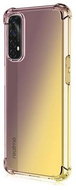 TopQ Realme 7 silicone Shock rainbow purple-yellow 62034 - Phone Cover