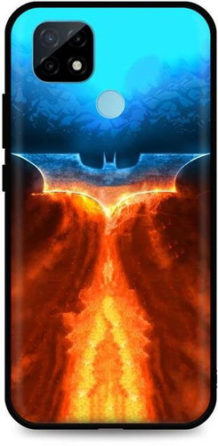 TopQ Realme C21 silicone Fiery Batman 61702 - Phone Cover - Main image